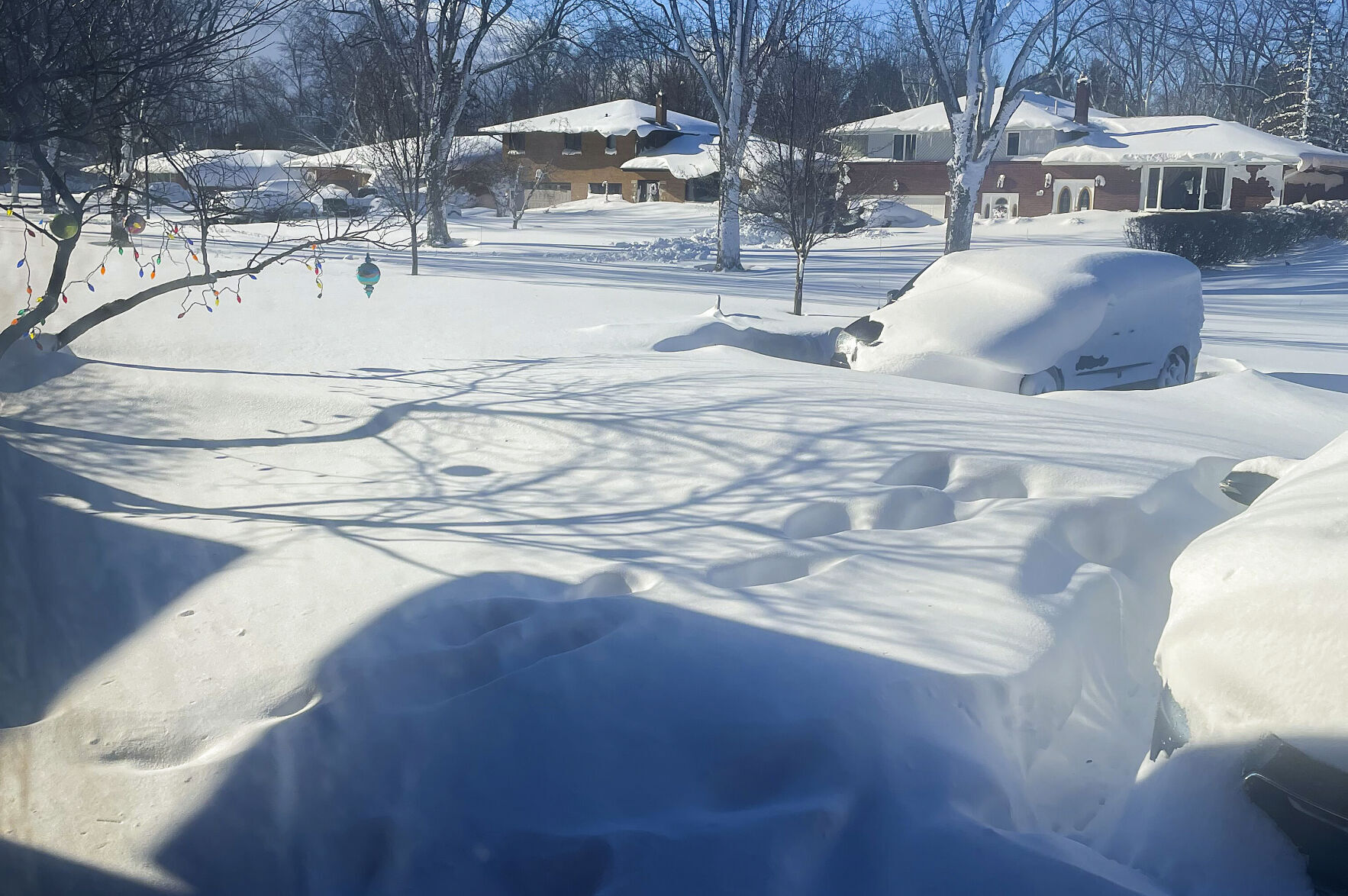 Deadly storm, Buffalo, New York area, AP photo